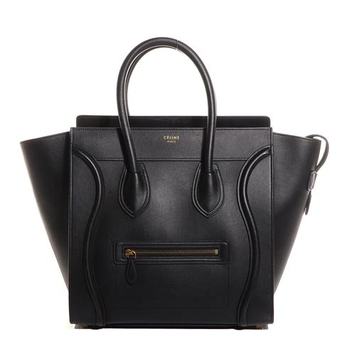 celine luggage small price|CELINE Smooth Calfskin Micro Luggage Black .